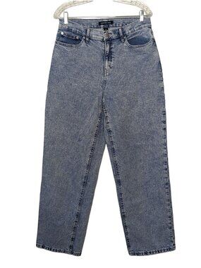 CALVIN KLEIN Jeans High Rise 90's fit Wide Leg light washed blue Womens Jeans si